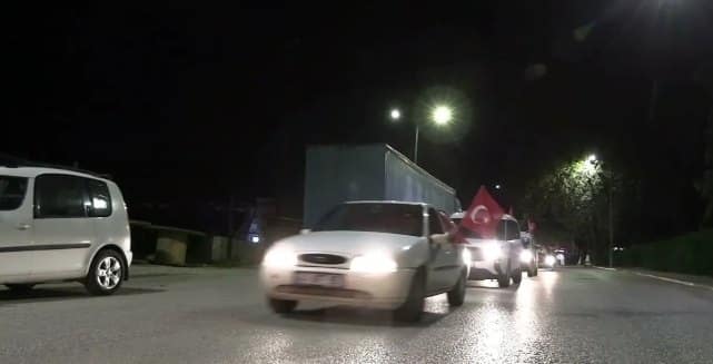 Bilecik'te Yeni Yasaya Muhalefetten Konvoylu Protesto